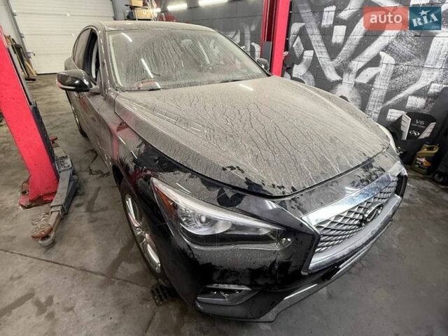 Чорний Інфініті Q50, об'ємом двигуна 3 л та пробігом 149 тис. км за 8000 $, фото 1 на Automoto.ua