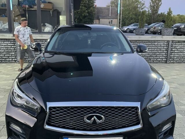 Чорний Інфініті Q50, об'ємом двигуна 3 л та пробігом 95 тис. км за 14500 $, фото 1 на Automoto.ua