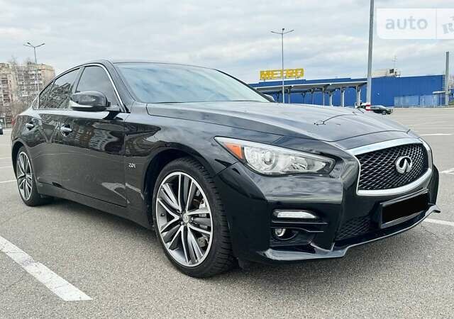 Чорний Інфініті Q50, об'ємом двигуна 1.99 л та пробігом 93 тис. км за 18900 $, фото 1 на Automoto.ua