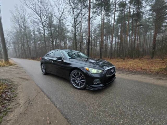 Чорний Інфініті Q50, об'ємом двигуна 3 л та пробігом 97 тис. км за 11900 $, фото 1 на Automoto.ua