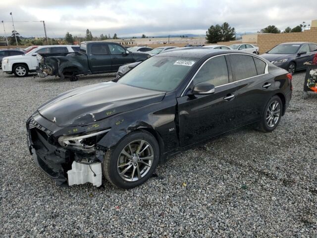 Чорний Інфініті Q50, об'ємом двигуна 3 л та пробігом 24 тис. км за 10200 $, фото 1 на Automoto.ua