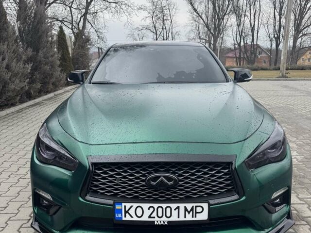 Чорний Інфініті Q50, об'ємом двигуна 3.5 л та пробігом 200 тис. км за 17000 $, фото 1 на Automoto.ua