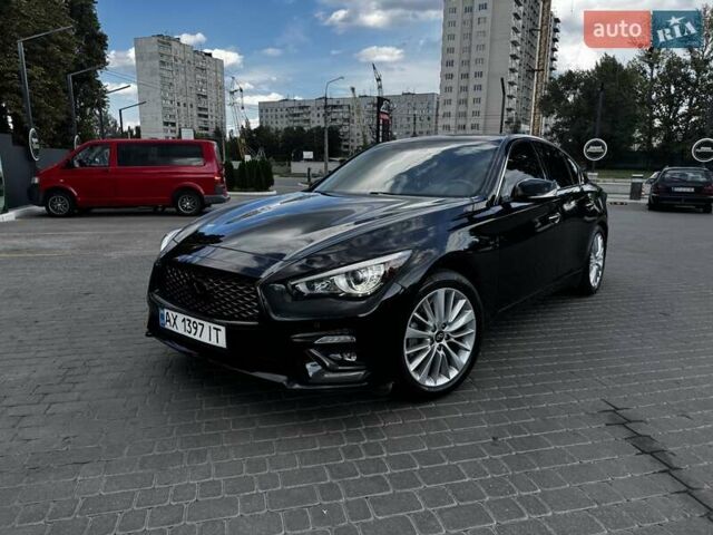 Чорний Інфініті Q50, об'ємом двигуна 1.99 л та пробігом 108 тис. км за 18000 $, фото 1 на Automoto.ua