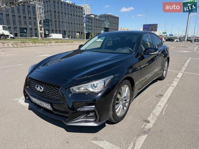 Чорний Інфініті Q50, об'ємом двигуна 3 л та пробігом 89 тис. км за 15559 $, фото 1 на Automoto.ua