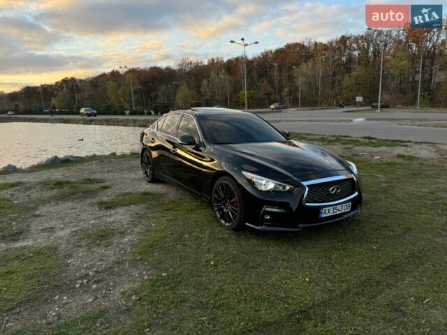 Чорний Інфініті Q50, об'ємом двигуна 3 л та пробігом 89 тис. км за 18000 $, фото 1 на Automoto.ua