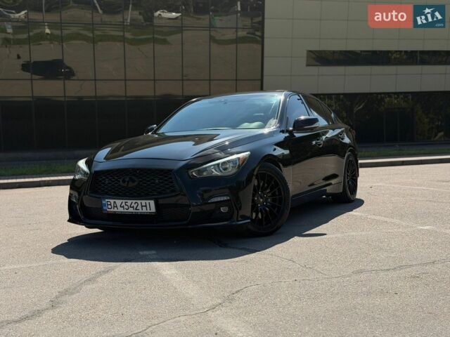 Чорний Інфініті Q50, об'ємом двигуна 3 л та пробігом 92 тис. км за 16800 $, фото 1 на Automoto.ua