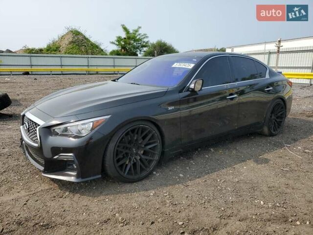 Черный Инфинити Q50, объемом двигателя 3 л и пробегом 84 тыс. км за 2900 $, фото 1 на Automoto.ua