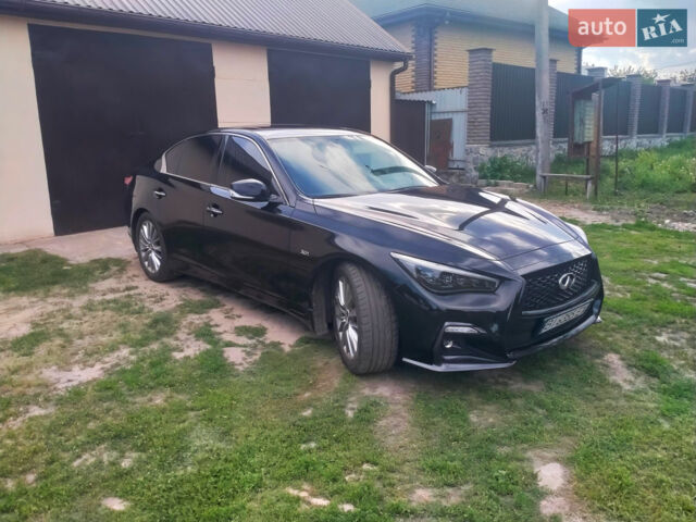 Чорний Інфініті Q50, об'ємом двигуна 3 л та пробігом 27 тис. км за 20000 $, фото 1 на Automoto.ua