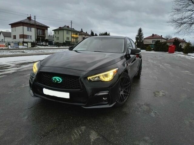 Чорний Інфініті Q50, об'ємом двигуна 3 л та пробігом 100 тис. км за 15200 $, фото 1 на Automoto.ua