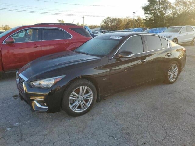 Чорний Інфініті Q50, об'ємом двигуна 3 л та пробігом 17 тис. км за 14500 $, фото 1 на Automoto.ua