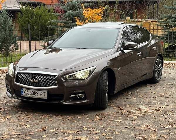 Коричневый Инфинити Q50, объемом двигателя 2.14 л и пробегом 174 тыс. км за 15200 $, фото 1 на Automoto.ua