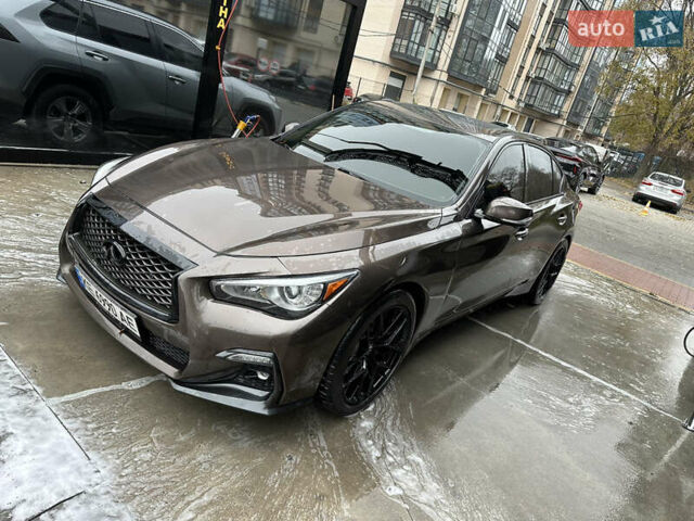 Коричневий Інфініті Q50, об'ємом двигуна 3 л та пробігом 124 тис. км за 16900 $, фото 1 на Automoto.ua