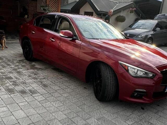 Червоний Інфініті Q50, об'ємом двигуна 2 л та пробігом 197 тис. км за 12300 $, фото 1 на Automoto.ua