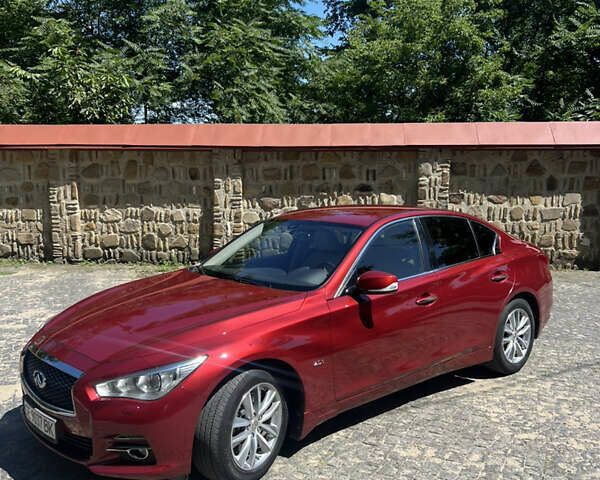 Червоний Інфініті Q50, об'ємом двигуна 1.99 л та пробігом 56 тис. км за 21500 $, фото 1 на Automoto.ua