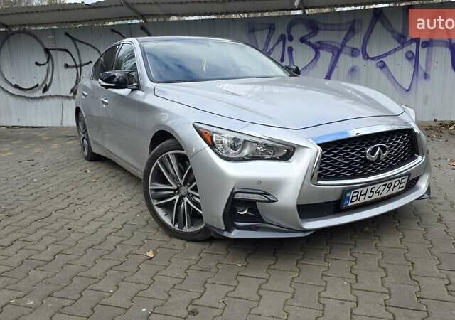 Сірий Інфініті Q50, об'ємом двигуна 3.5 л та пробігом 111 тис. км за 12000 $, фото 1 на Automoto.ua