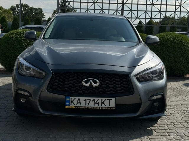 Сірий Інфініті Q50, об'ємом двигуна 3.7 л та пробігом 190 тис. км за 11300 $, фото 1 на Automoto.ua
