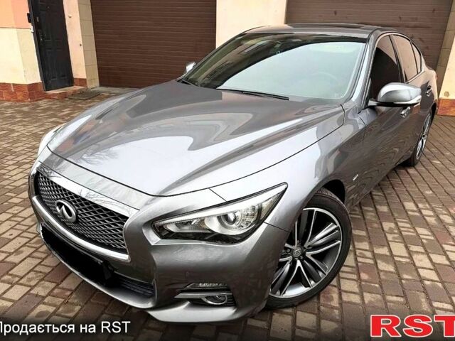 Серый Инфинити Q50, объемом двигателя 2.2 л и пробегом 159 тыс. км за 14000 $, фото 1 на Automoto.ua