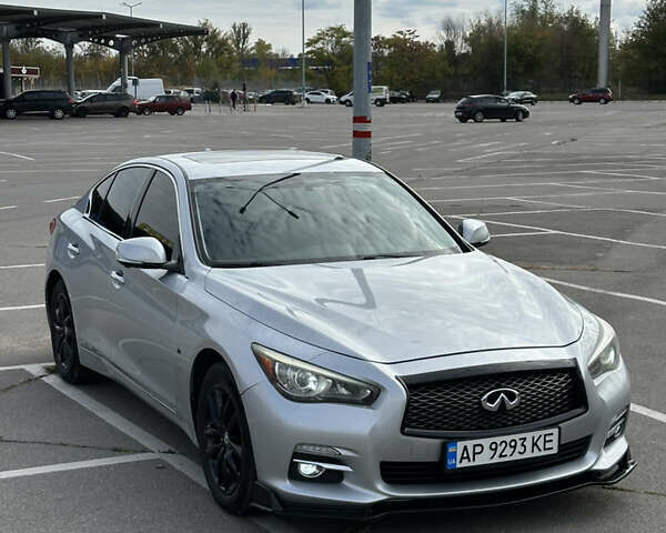Серый Инфинити Q50, объемом двигателя 3.7 л и пробегом 171 тыс. км за 14900 $, фото 1 на Automoto.ua