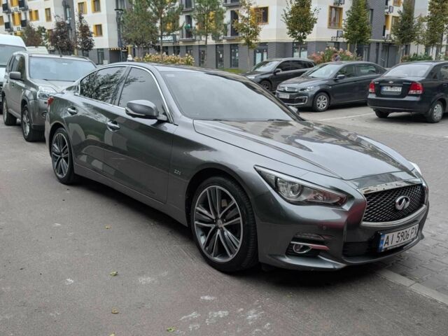 Серый Инфинити Q50, объемом двигателя 2.1 л и пробегом 195 тыс. км за 15050 $, фото 1 на Automoto.ua