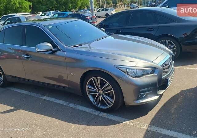 Сірий Інфініті Q50, об'ємом двигуна 2.14 л та пробігом 169 тис. км за 13500 $, фото 1 на Automoto.ua
