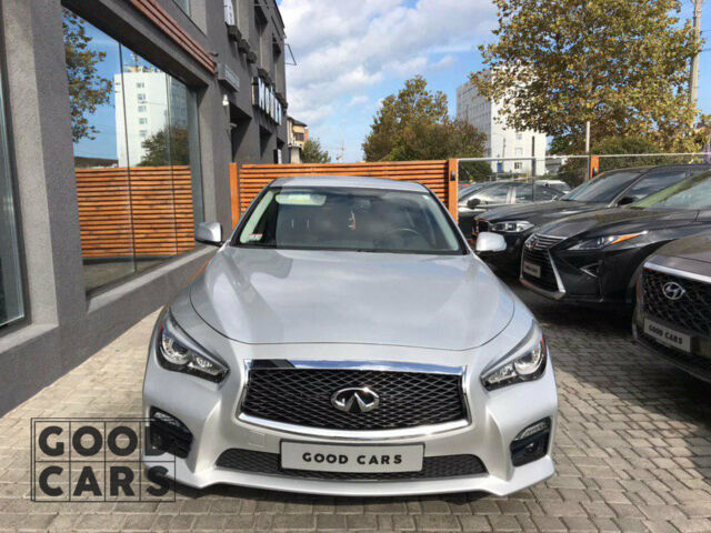 Сірий Інфініті Q50, об'ємом двигуна 3.5 л та пробігом 50 тис. км за 22500 $, фото 1 на Automoto.ua