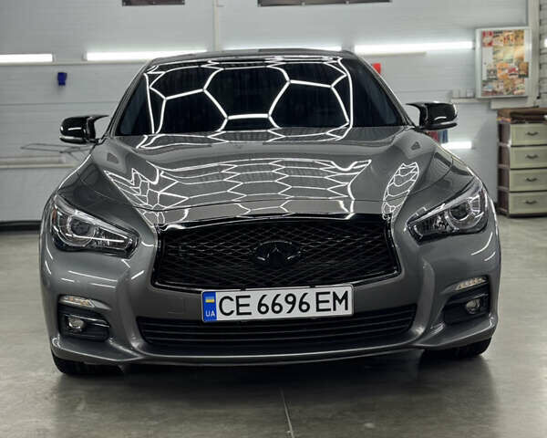 Сірий Інфініті Q50, об'ємом двигуна 3.7 л та пробігом 138 тис. км за 15000 $, фото 1 на Automoto.ua