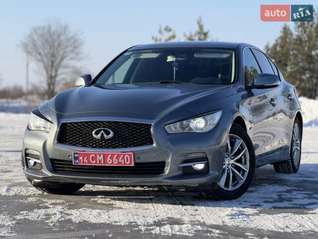 Сірий Інфініті Q50, об'ємом двигуна 2.2 л та пробігом 216 тис. км за 15500 $, фото 1 на Automoto.ua