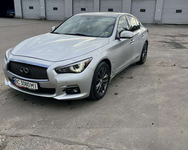 Сірий Інфініті Q50, об'ємом двигуна 3.5 л та пробігом 144 тис. км за 16500 $, фото 1 на Automoto.ua