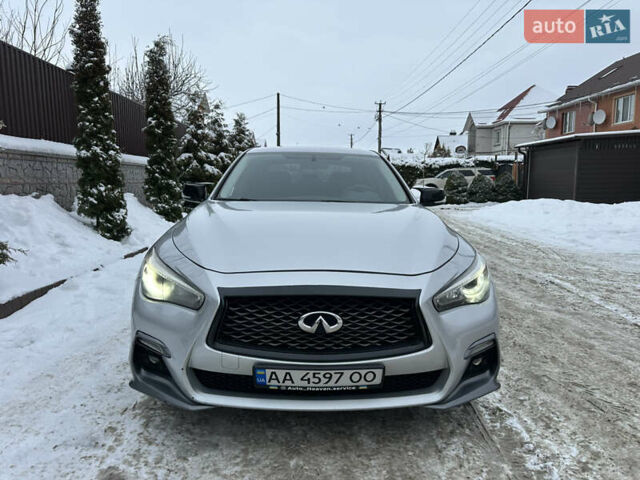 Серый Инфинити Q50, объемом двигателя 3.7 л и пробегом 143 тыс. км за 14300 $, фото 1 на Automoto.ua
