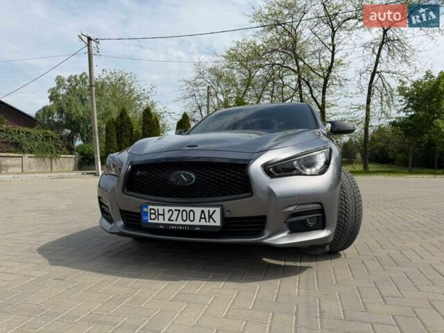 Серый Инфинити Q50, объемом двигателя 2.14 л и пробегом 195 тыс. км за 14300 $, фото 1 на Automoto.ua
