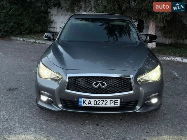 Сірий Інфініті Q50, об'ємом двигуна 2.14 л та пробігом 170 тис. км за 14500 $, фото 1 на Automoto.ua