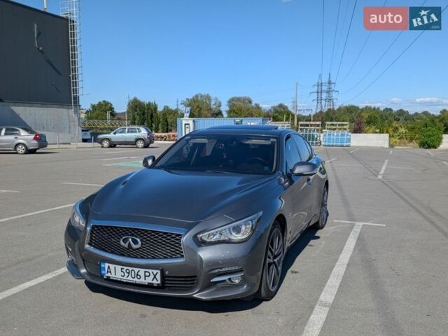 Сірий Інфініті Q50, об'ємом двигуна 2.14 л та пробігом 195 тис. км за 15700 $, фото 1 на Automoto.ua