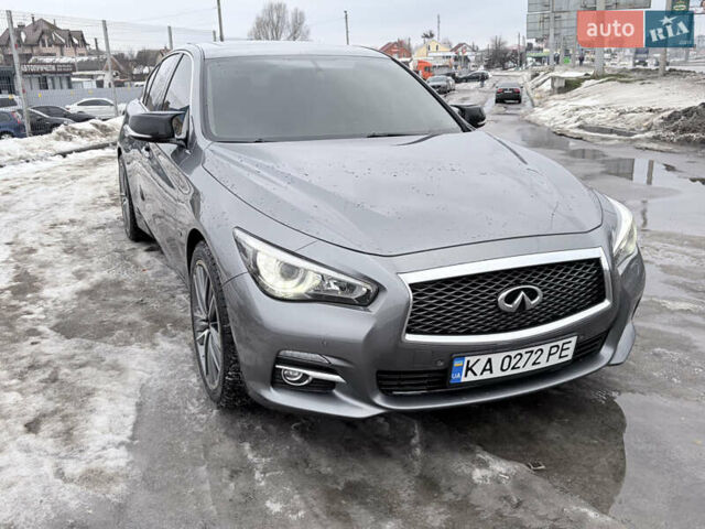 Серый Инфинити Q50, объемом двигателя 2.14 л и пробегом 170 тыс. км за 15200 $, фото 1 на Automoto.ua