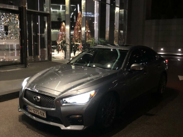 Сірий Інфініті Q50, об'ємом двигуна 3 л та пробігом 80 тис. км за 13700 $, фото 1 на Automoto.ua