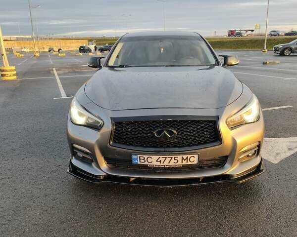 Сірий Інфініті Q50, об'ємом двигуна 3 л та пробігом 204 тис. км за 16500 $, фото 1 на Automoto.ua