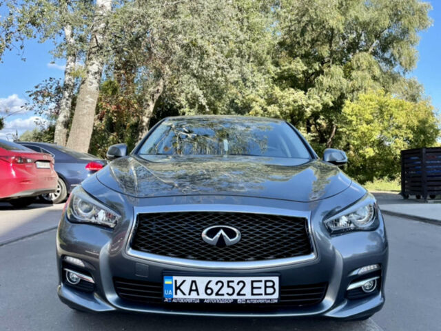 Сірий Інфініті Q50, об'ємом двигуна 3 л та пробігом 107 тис. км за 19970 $, фото 1 на Automoto.ua