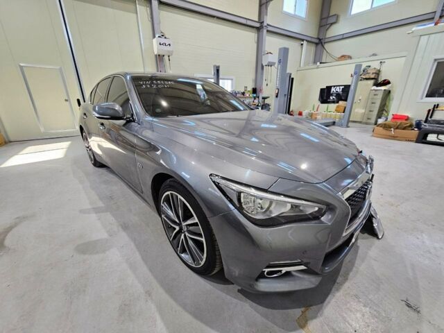 Серый Инфинити Q50, объемом двигателя 2.2 л и пробегом 113 тыс. км за 13300 $, фото 1 на Automoto.ua