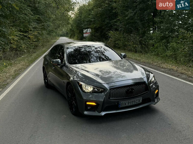 Сірий Інфініті Q50, об'ємом двигуна 3 л та пробігом 109 тис. км за 19950 $, фото 1 на Automoto.ua