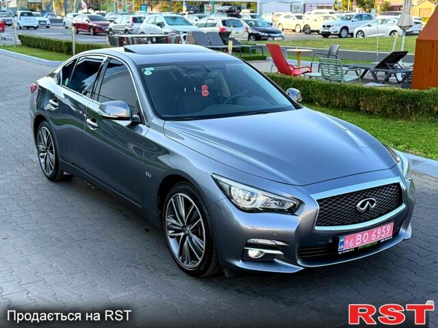 Сірий Інфініті Q50, об'ємом двигуна 2.2 л та пробігом 137 тис. км за 16999 $, фото 1 на Automoto.ua
