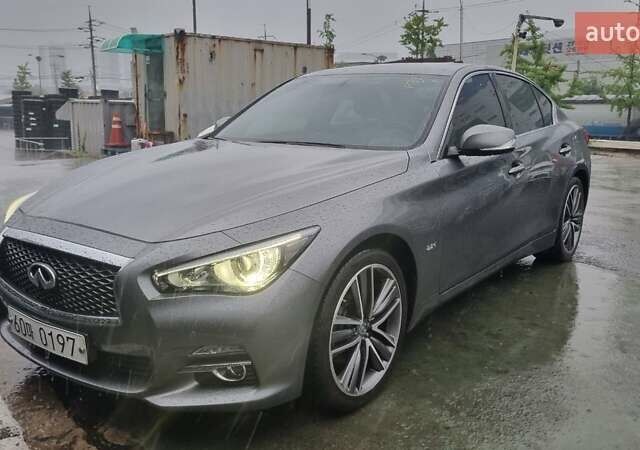 Серый Инфинити Q50, объемом двигателя 2.2 л и пробегом 79 тыс. км за 15800 $, фото 1 на Automoto.ua
