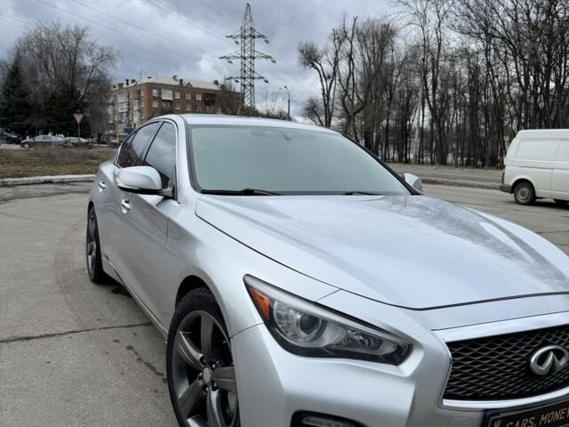 Серый Инфинити Q50, объемом двигателя 3.7 л и пробегом 244 тыс. км за 18400 $, фото 1 на Automoto.ua