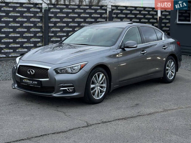 Сірий Інфініті Q50, об'ємом двигуна 3 л та пробігом 85 тис. км за 12850 $, фото 1 на Automoto.ua
