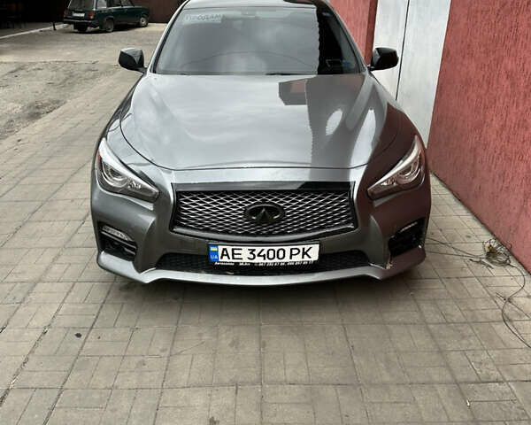 Серый Инфинити Q50, объемом двигателя 1.99 л и пробегом 90 тыс. км за 18300 $, фото 1 на Automoto.ua