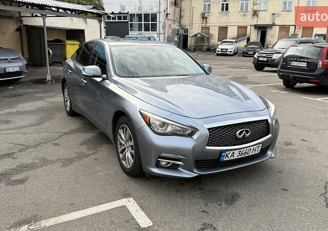 Серый Инфинити Q50, объемом двигателя 1.99 л и пробегом 168 тыс. км за 12499 $, фото 1 на Automoto.ua