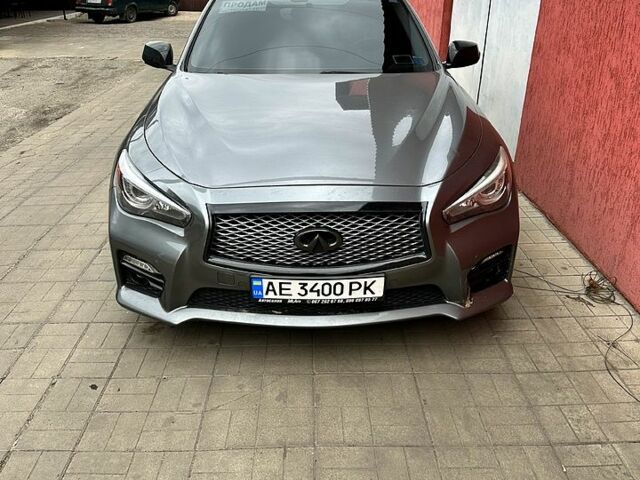 Сірий Інфініті Q50, об'ємом двигуна 2 л та пробігом 90 тис. км за 16300 $, фото 1 на Automoto.ua