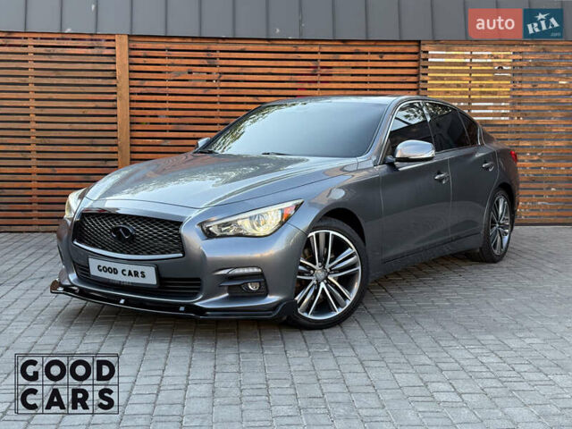 Сірий Інфініті Q50, об'ємом двигуна 3 л та пробігом 170 тис. км за 16999 $, фото 1 на Automoto.ua