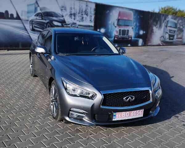 Серый Инфинити Q50, объемом двигателя 2.2 л и пробегом 203 тыс. км за 14500 $, фото 1 на Automoto.ua
