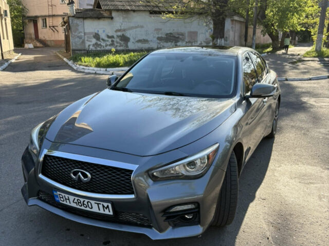 Серый Инфинити Q50, объемом двигателя 1.99 л и пробегом 128 тыс. км за 12500 $, фото 1 на Automoto.ua