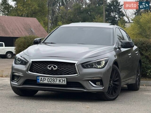 Серый Инфинити Q50, объемом двигателя 1.99 л и пробегом 157 тыс. км за 12499 $, фото 1 на Automoto.ua
