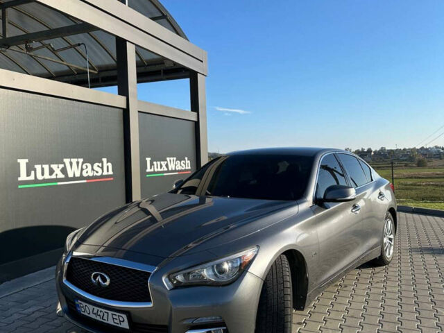 Сірий Інфініті Q50, об'ємом двигуна 2 л та пробігом 123 тис. км за 13500 $, фото 1 на Automoto.ua